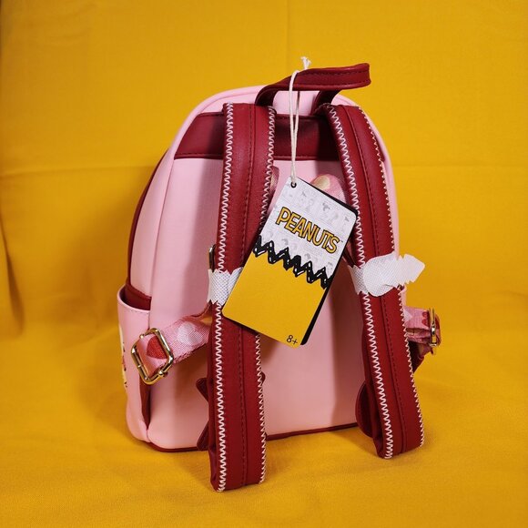 Loungefly Peanuts Snoopy & Woodstock Valentine\'s Day Heart Letter Mini Backpack main image 4
